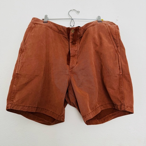 MADEWELL 7 1/2" Easy Drawstring Chino Shorts in Warm Amber Size 40 - Picture 6 of 14